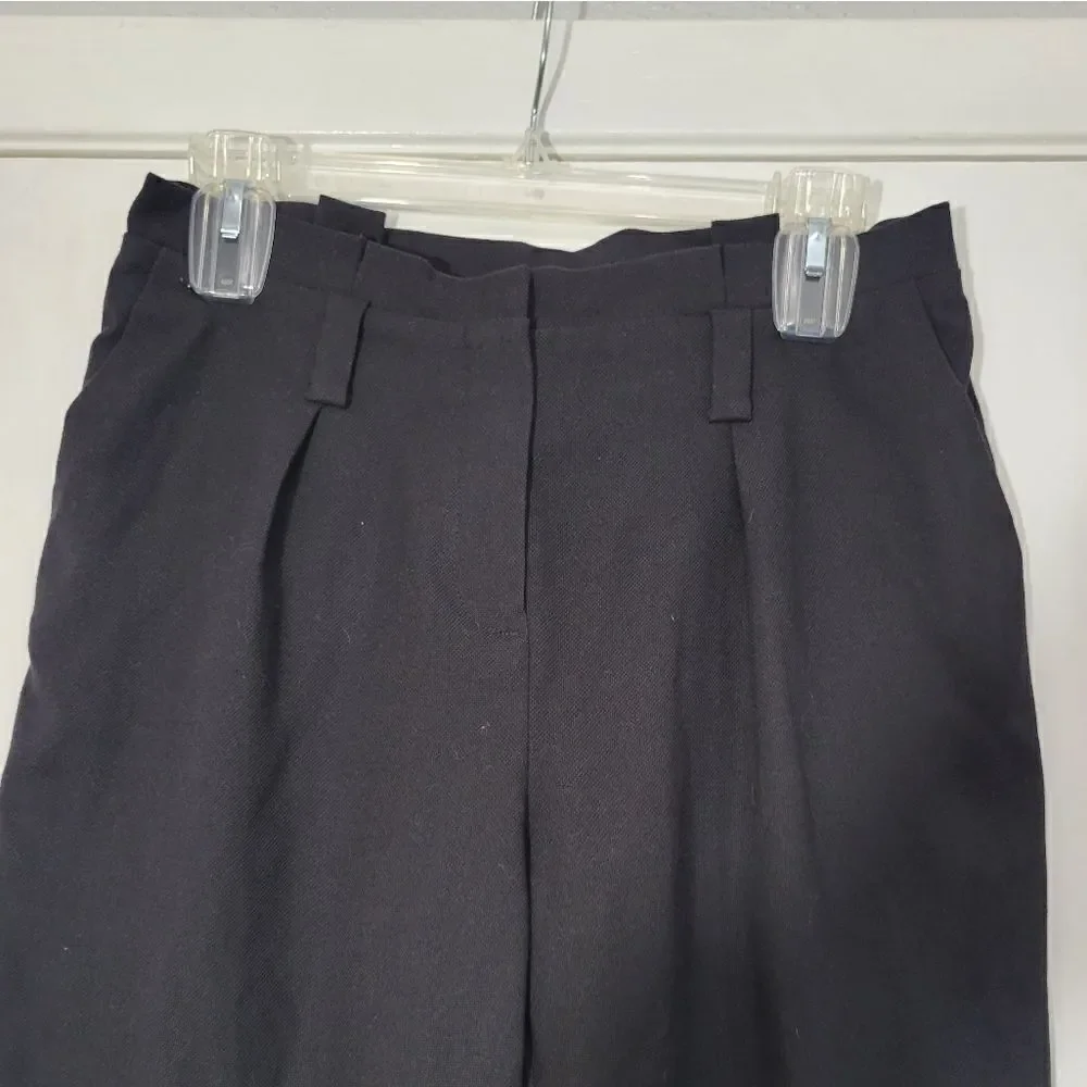 Mango basics high waisted cropped pants